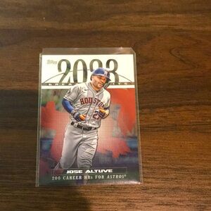 2023 greatest hits José Altuve Topps card